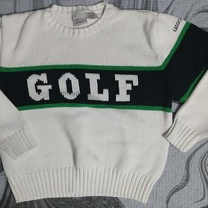 Retro Golf Pullover Sweater